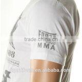 2016 Custom Logo Print White T Shirt 100% Cotton Washed & Printed Customized T-shirt thumbnail-4