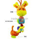 China Wholesale Soft Plush Animal Lion Baby Hanging Toy