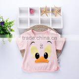 Wholesale Summer Cotton Priting Kids Girl Short Sleeve t Shirts thumbnail-1