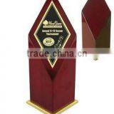 Wholesale Custom High Glossy Finish Blank Wooden Shield Plaque /trophy /awards For Gifts JKC-016 thumbnail-1