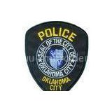 Custom sew on, stick on police embroidered / embroidering patches with logo no minimum