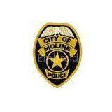 Custom Iron-on, Gold and Silver Metallic Thread Embroidered Military Patches for Clothes thumbnail-1