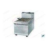 Commercial Countertop Deep Fryers For Restaurant With Stainless Steel Body