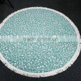 Custom Printed Round Digital Stamp High Quality 150CM Diameter Velour Beach Towel thumbnail-4