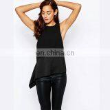 New Style Sleeveless Casual Wear Fashion Blouse for Women Summer 2016