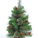 Artificial Christmas Burlap Tree