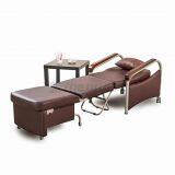 AG-AC007 Luxurious PVC Artificial Leather Foldable Accompany Hospital Patient Chair thumbnail-2