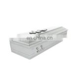 TD-EF03 Funeral equipment French wooden coffins of white color