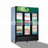 Shop Equipment Milk/Beverage Upright Transparent Door Fridge thumbnail-2