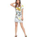 Dark Denim Skirt Fashion Lady Vintage thumbnail-3