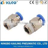Male Straight Air Fittings, PC6-02, Brass Material thumbnail-1