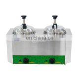 Two Heads Commercial Fruit Sauce Warmer Dispenser Cheese Ketchup Dispenser Pump thumbnail-3