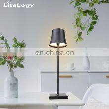 Modern Indoor Outdoor Portable Cordless Waterproof IP54 Led Rechargeable Table Lamp for Restaurant thumbnail-5