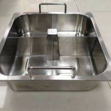 Cookware Stainless Steel Pan With Center Column & Divider Into 4 Grids Fire Pot Available Gas Stove thumbnail-1