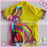 Custom sublimated short sleeves cycling jersey