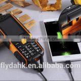 X6 Ip67 Waterproof Rugged Phone 2.4 Inch Gsm Cdma 6000mhz Big Battery Rugged Phone Waterproof Power Bank Phone