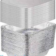 Takeaway Box Aluminium Foil Food Container,Take Away 250ml ALUMINIUM FOIL CONTAINERS With LIDS,no-wrinkle Baking Aluminium Container thumbnail-3
