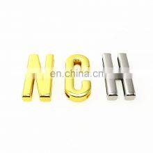Hot Sell Metal Letter Buckle Customise Shiny Color Lettere Buckle For Handbag And Dog Collar thumbnail-2