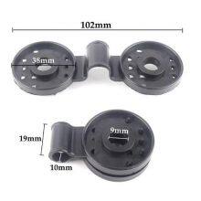 Shade Cloth Plastic Clips Black Shading Net Fixed Round Clip for Sun Shade Net, Anti Bird Netting, Landscape Cloth, Shading Fabric Accessories thumbnail-4