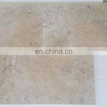 Premium Quality Wholesale Latte Silver Travertine Tumbled Tile Filled and Honed Made in Turkey CEM-T-18 thumbnail-3