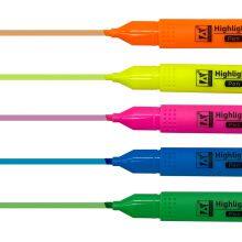 Free Sample Factory Custom Cheap Colored Fluorescent High Reflective Highlighter Marker Pen Set for Promotional thumbnail-3