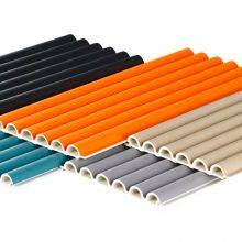 Best Quality Wpc Flut Wall Panel Wood Color Interior Decoration thumbnail-5