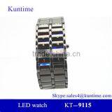 Lava Iron Samurai Blue LED Digital Bracelet Wrist Watches for Mens Gift thumbnail-1