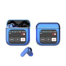 Smart Products Full Touch Screen LED Earbuds Waterproof ANC ENC Intelligent Noise Cancelling In-Ear Headphones Microphone Gaming thumbnail-3