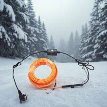 Insulated Self-Regulating Effect Heating Cable Snow Melting Cable Constant Wattage for Pipe Heating in Russian Climates thumbnail-1