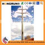 Gr65 Flange Type Electric Power Pole 2.75mm for 69kv Power Transmission thumbnail-1