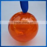 2-part bauble,transparent plastic ball