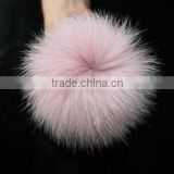 100/100 Real Fox Fur Pompom Lovely Fur Balls Garment Accessories