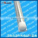 x video lighting led v-shape led tube tube t8 led tubes 9w smd 2835 with CE,RoHS,600mm,high PF , frost cover