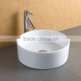Above Counter Mounted Ceramic Wash Hand Round Sink thumbnail-3