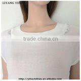 Short Sleeve Women Lace Custom T-shirt thumbnail-2