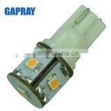 5SMD 2835 T10 LED 1W SMD Auto Clearance Light Bulb