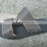 high quality china design leather slipper and sandals for men