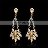 2016 New Vintage Style Dangling Chandelier Red Crystal Earrings Fashion Instyle thumbnail-4