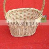 Wicker Basket With Handle thumbnail-1