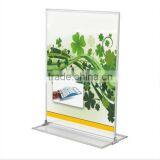 2015 Acrylic Universal Stand Poster Holder Menu Leaflet Display | A6 A5 A4