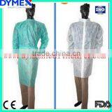 Anti- Static Surgical Disposable Lab Coats With Zipper and Elastic Cuff thumbnail-1
