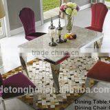 Modern Marble Dining Room Table CT-848# thumbnail-1