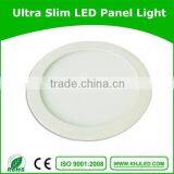 9W Ultra Slim White LED Panel Light With CE and RoHs Approvals