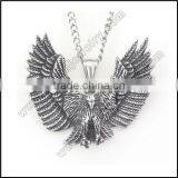 High quality stainless steel eagle skull pendant