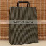 2016 Hot Sales Flat Handle Kraft Paper Bag thumbnail-3