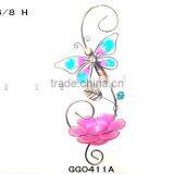 Glass Bird Feeder Tree Hanger Tray Bird Feeders thumbnail-2