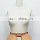 Leather Peplum Belt - Tan high quality