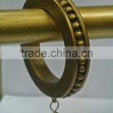 Beaded Curtain Eyelet Ring With Clip For 1-1/2", 1-3/4" and 2" Gold Curtain Rods thumbnail-1