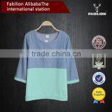 2015 Latest Style New Custom Woman's Fashion for Basic T-shirt