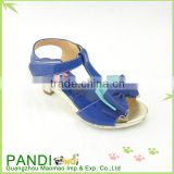 2014 latest stylish kids high heel shoes for party